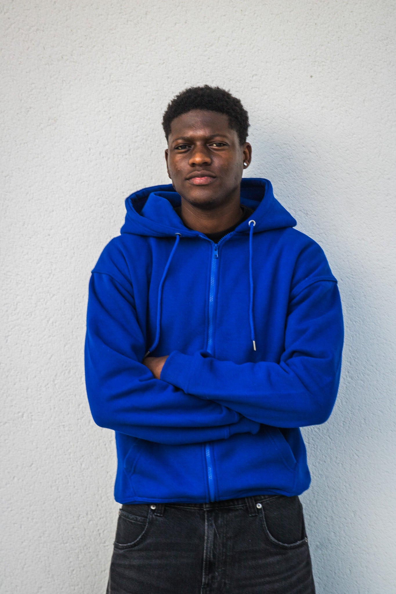 Reborn Zip Hoodie - Blue
