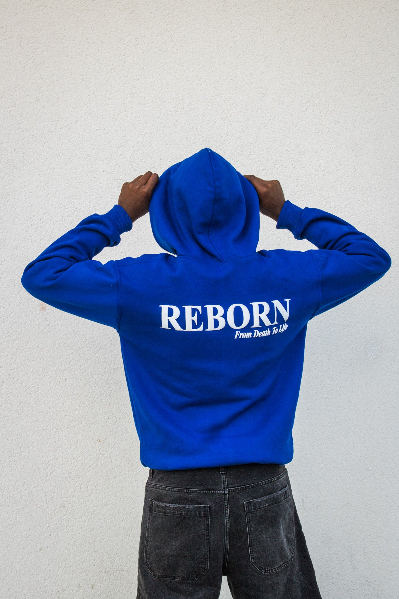 Reborn Zip Hoodie - Blue