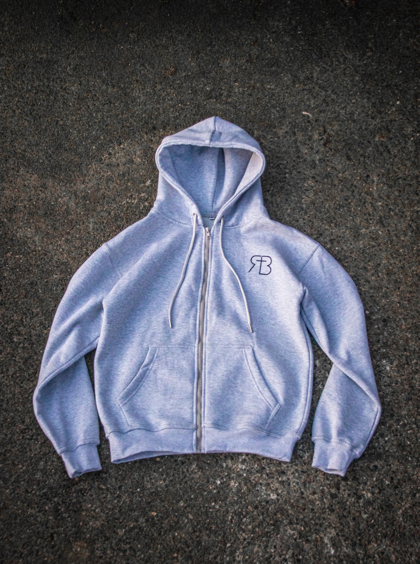 Reborn Zip Hoodie - Grey