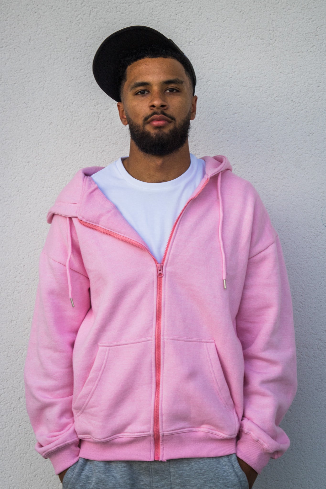 Reborn Zip Hoodie - Pink