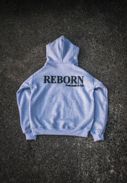Reborn Zip Hoodie - Grey
